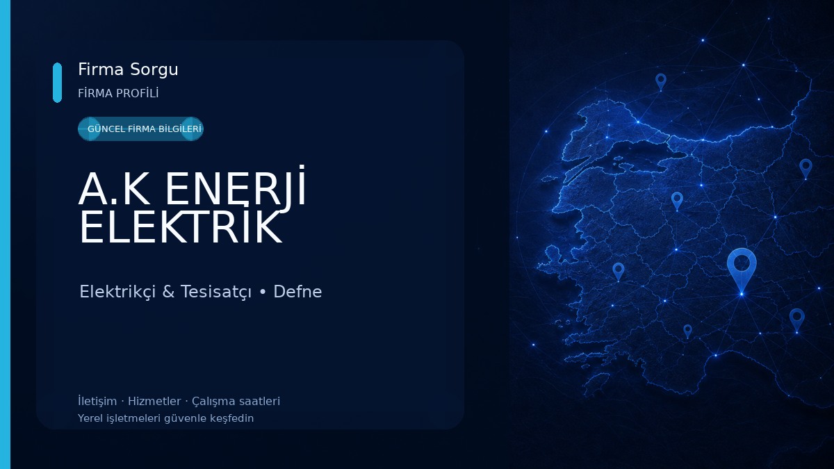 A.K ENERJİ ELEKTRİK