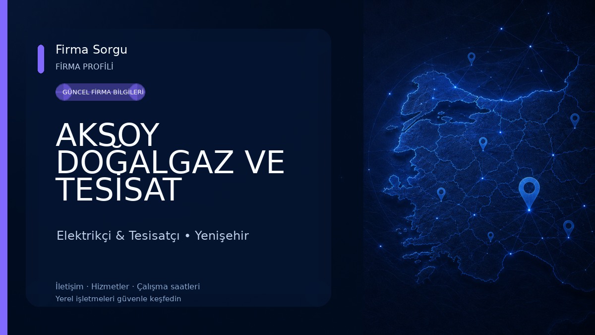 AKSOY DOĞALGAZ VE TESİSAT