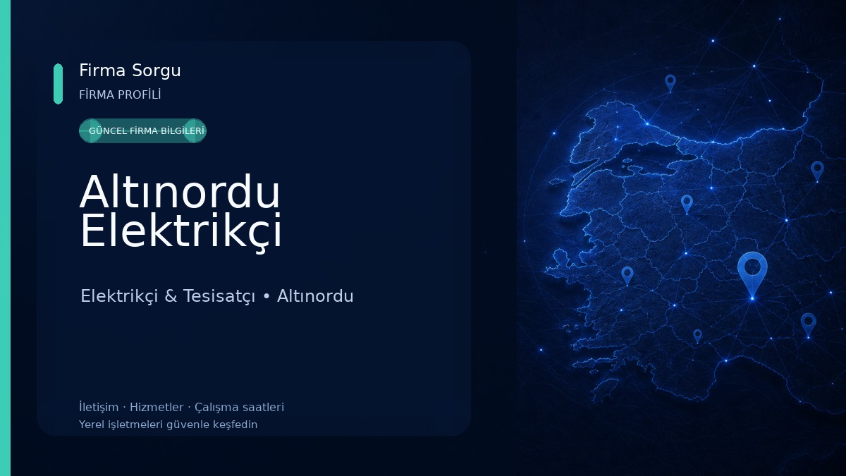 Altınordu Elektrikçi