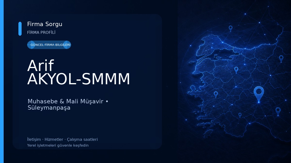 Arif AKYOL-SMMM