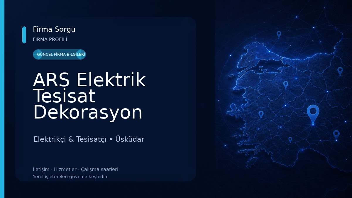 ARS Elektrik Tesisat Dekorasyon