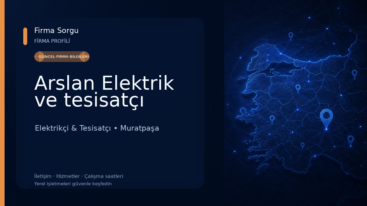 Arslan Elektrik ve tesisatçı