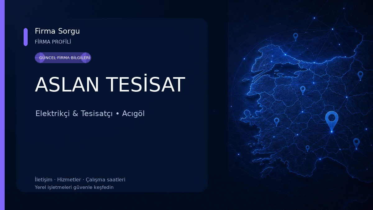 ASLAN TESİSAT