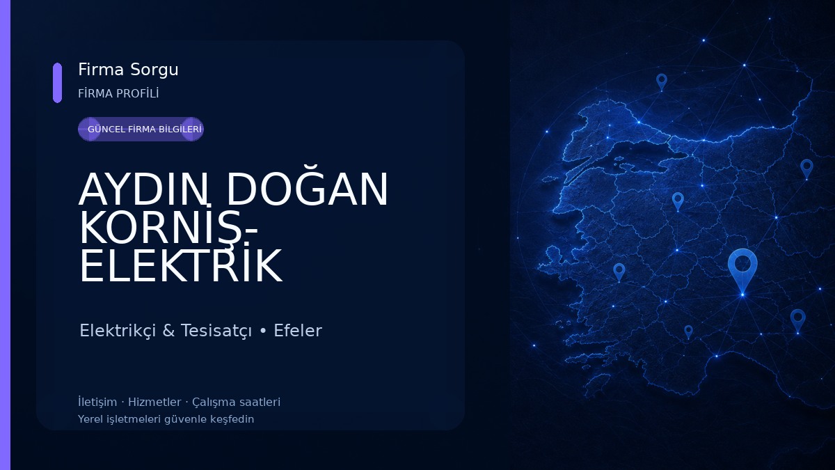 AYDIN DOĞAN KORNİŞ- ELEKTRİK
