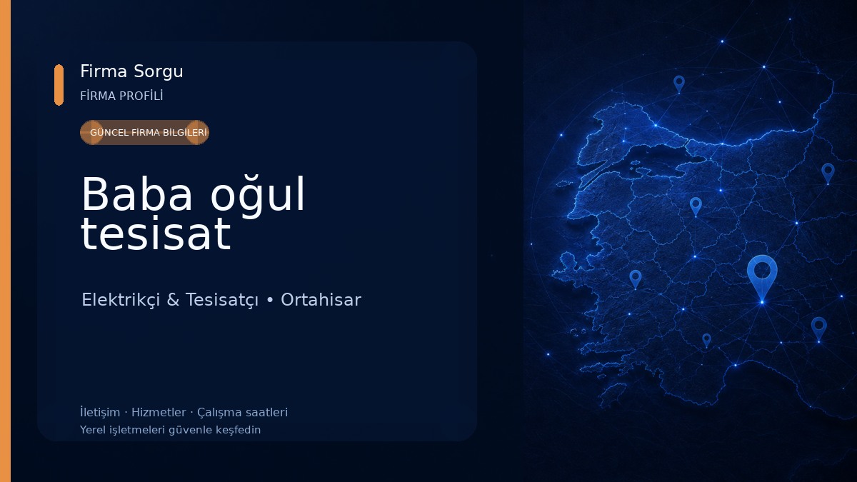 Baba oğul tesisat