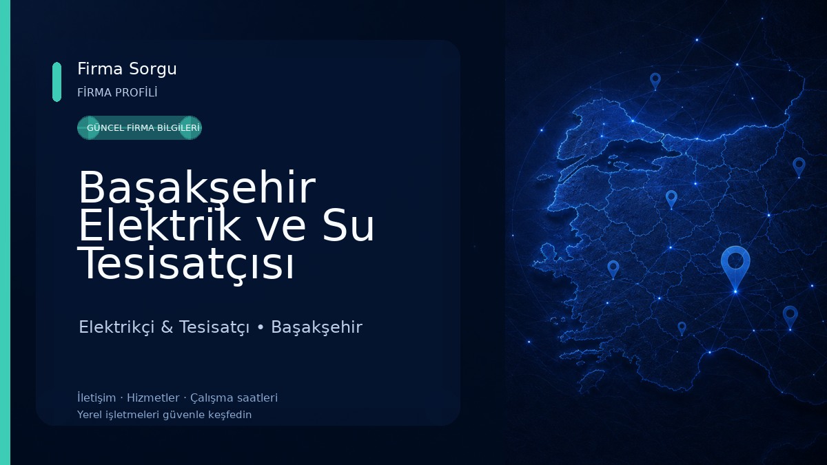 Başakşehir Elektrik ve Su Tesisatçısı