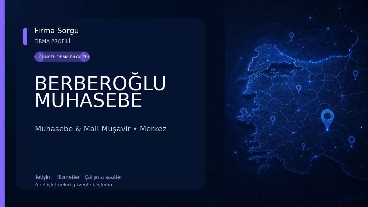 BERBEROĞLU MUHASEBE