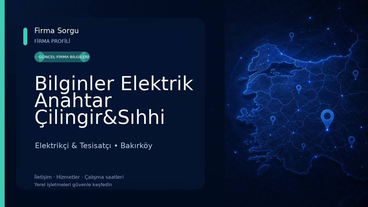 Bilginler Elektrik Anahtar Çilingir&Sıhhi Tesisat