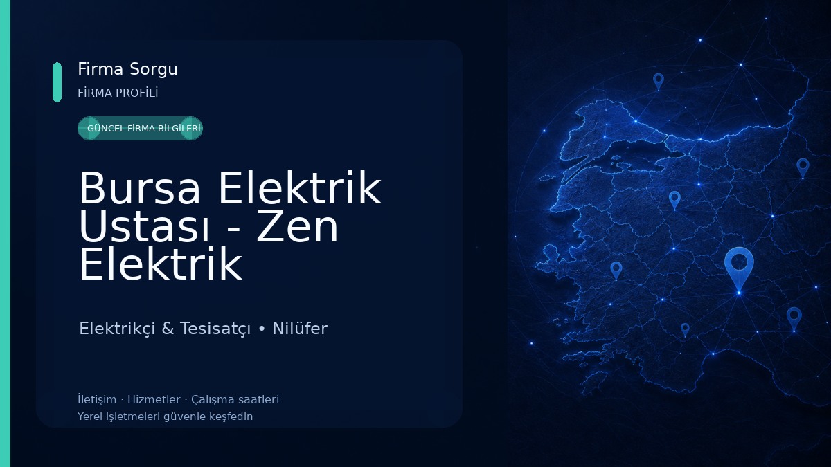 Bursa Elektrik Ustası - Zen Elektrik