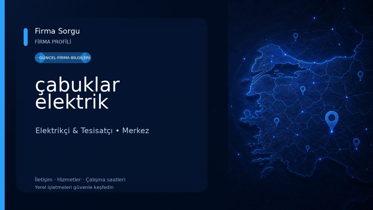çabuklar elektrik