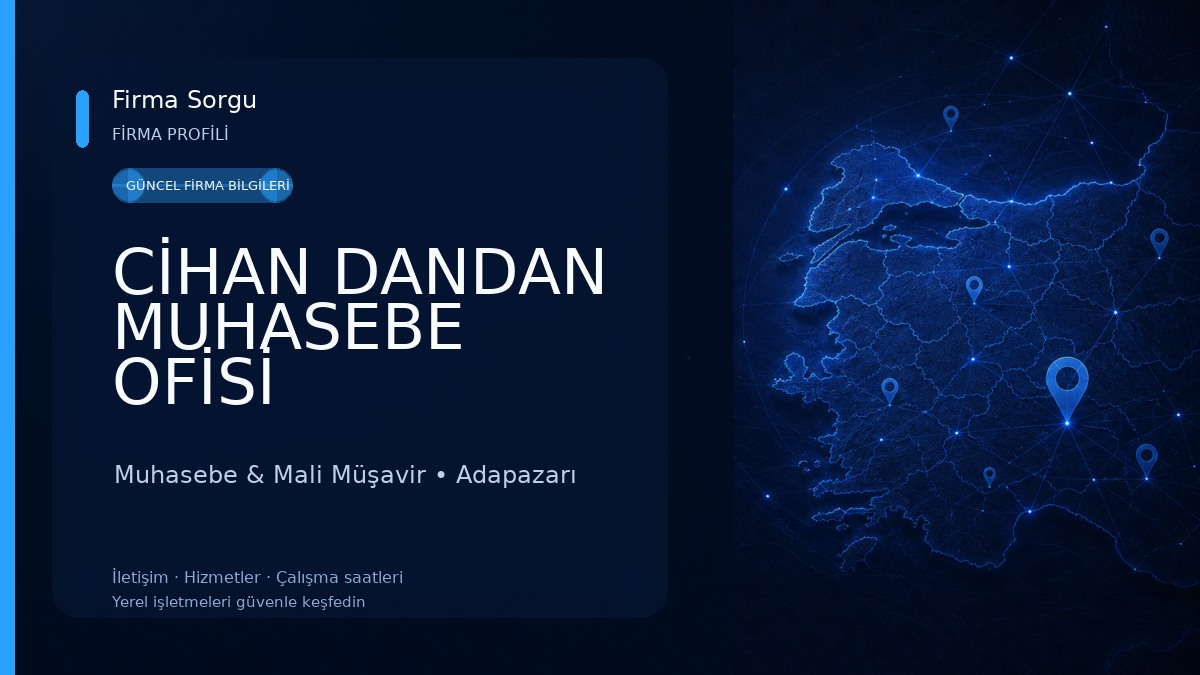 CİHAN DANDAN MUHASEBE OFİSİ