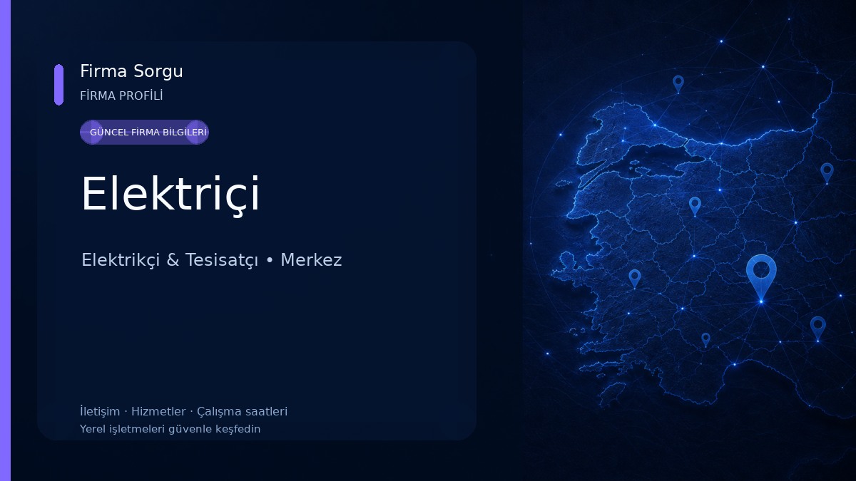 Elektriçi