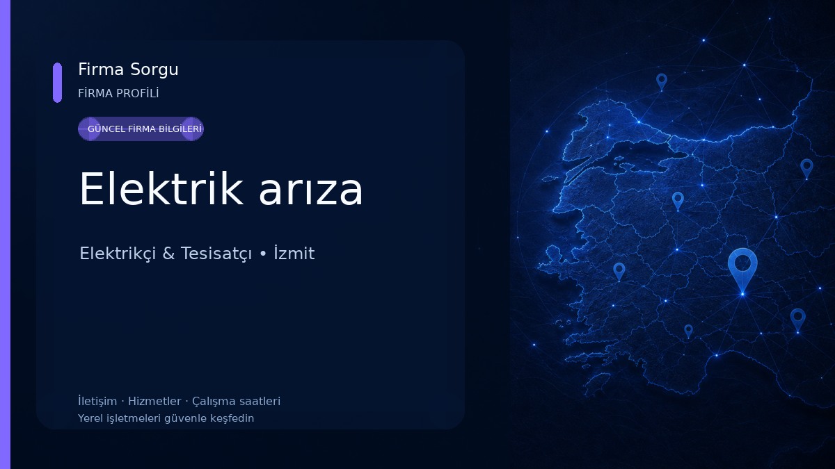 Elektrik arıza
