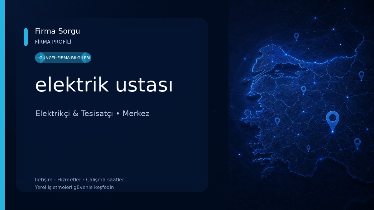 elektrik ustası