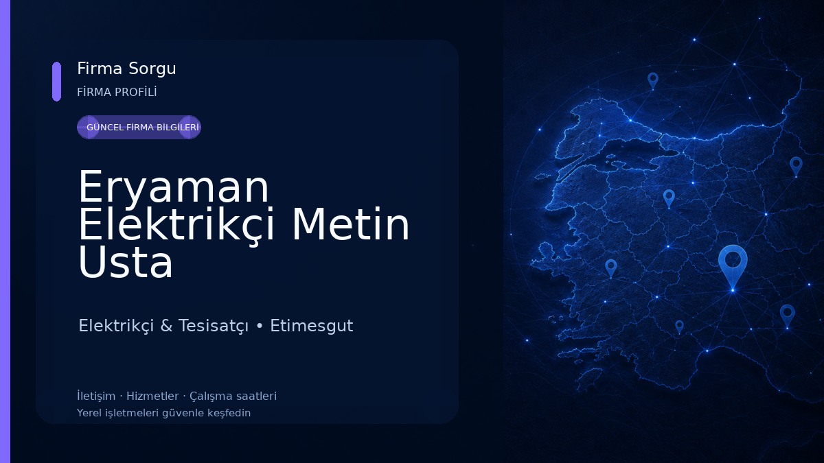 Eryaman Elektrikçi Metin Usta