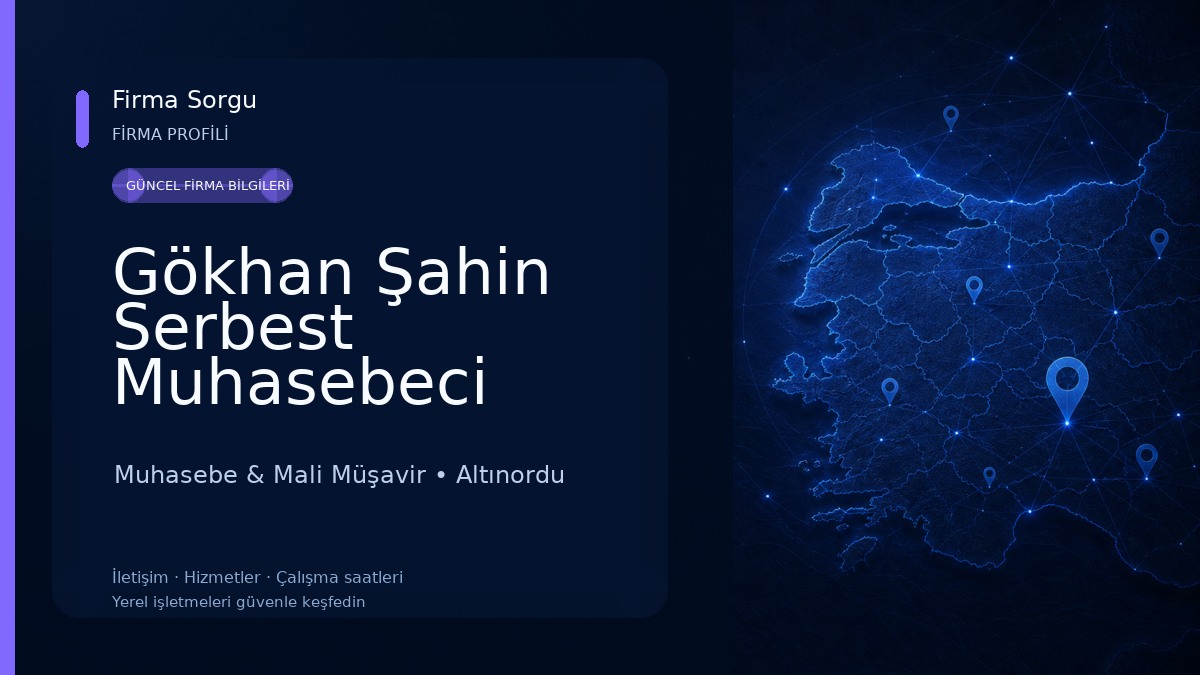 Gökhan Şahin Serbest Muhasebeci