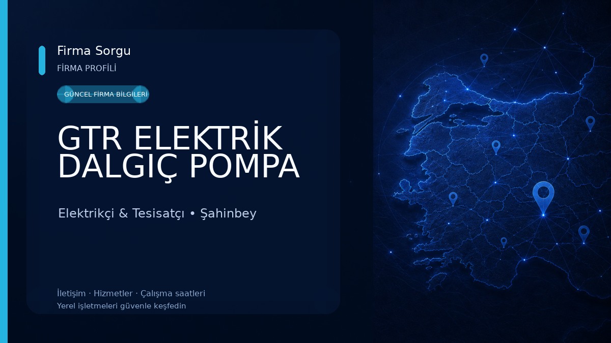 GTR ELEKTRİK DALGIÇ POMPA