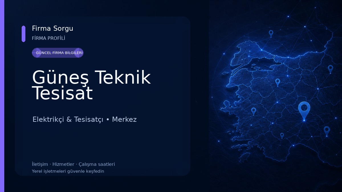 Güneş Teknik Tesisat