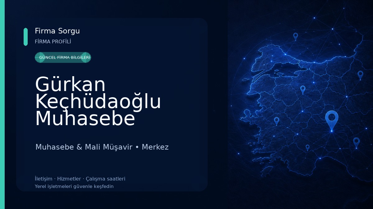 Gürkan Keçhüdaoğlu Muhasebe Bürosu