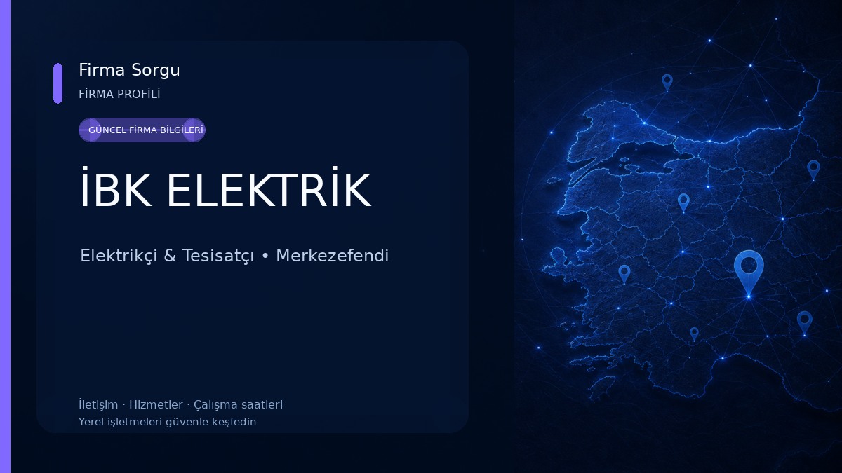 İBK ELEKTRİK