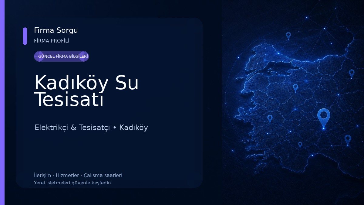 Kadıköy Su Tesisatı