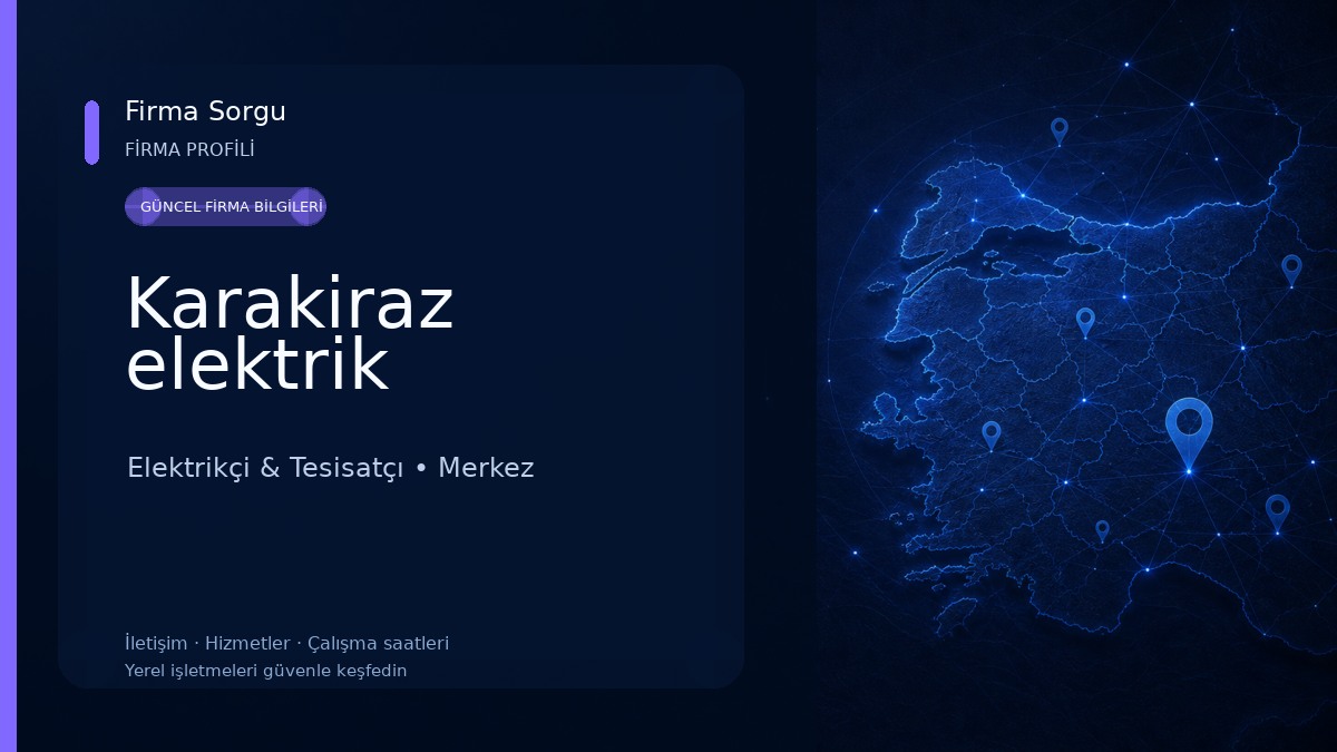 Karakiraz elektrik