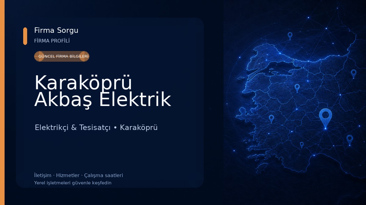 Karaköprü Akbaş Elektrik