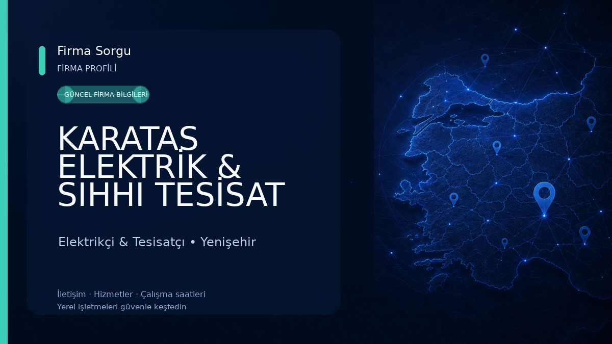 KARATAS ELEKTRİK & SIHHI TESİSAT