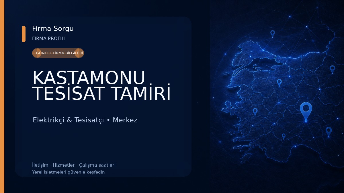 KASTAMONU TESİSAT TAMİRİ