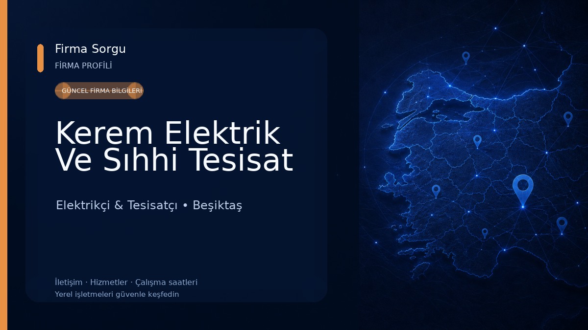 Kerem Elektrik Ve Sıhhi Tesisat