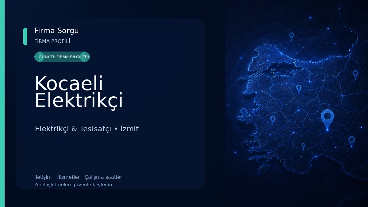 Kocaeli Elektrikçi