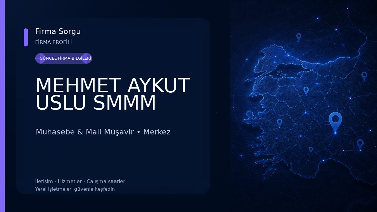 MEHMET AYKUT USLU SMMM