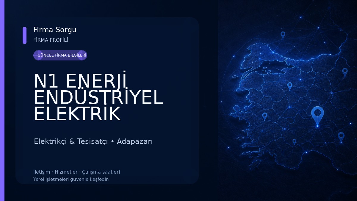 N1 ENERJİ ENDÜSTRİYEL ELEKTRİK