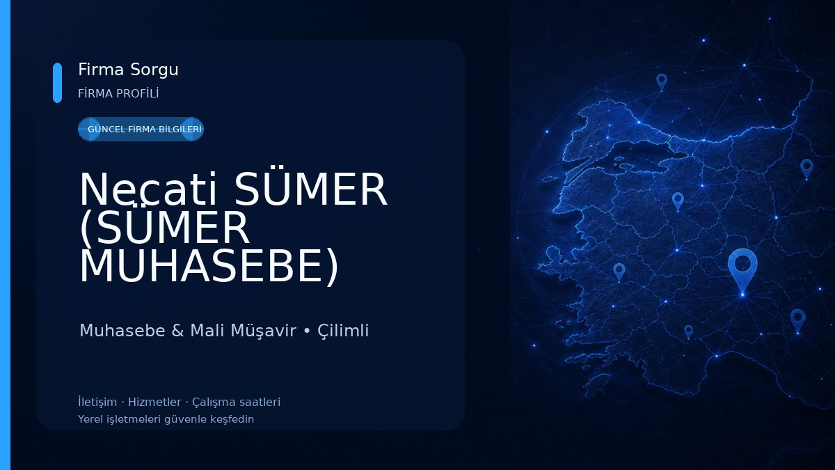 Necati SÜMER (SÜMER MUHASEBE)