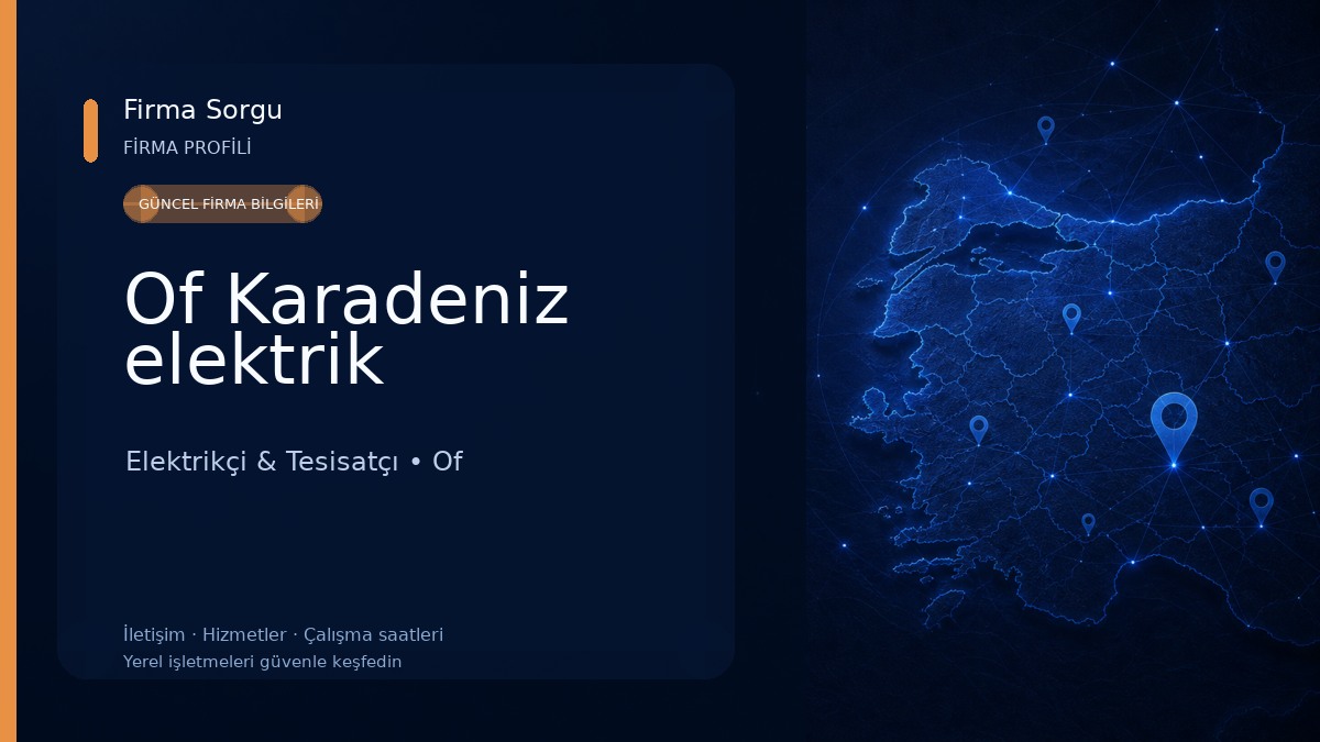 Of Karadeniz elektrik