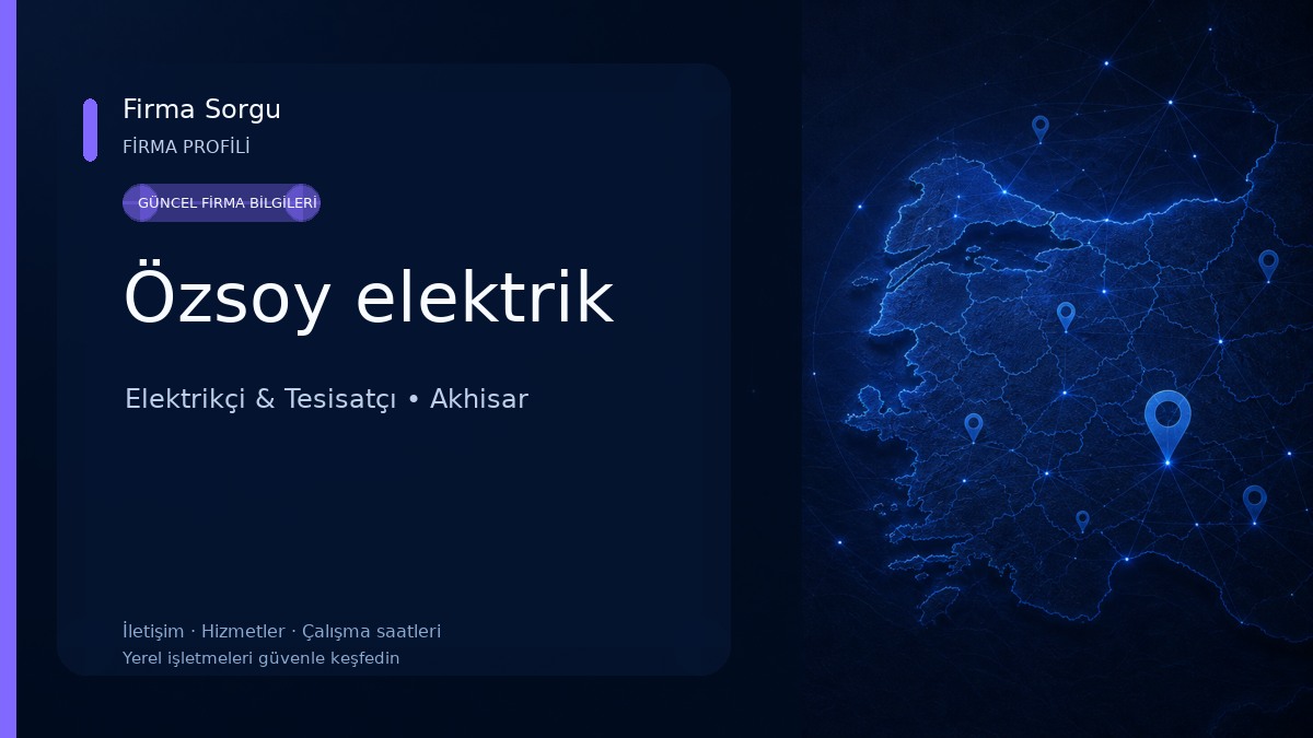Özsoy elektrik