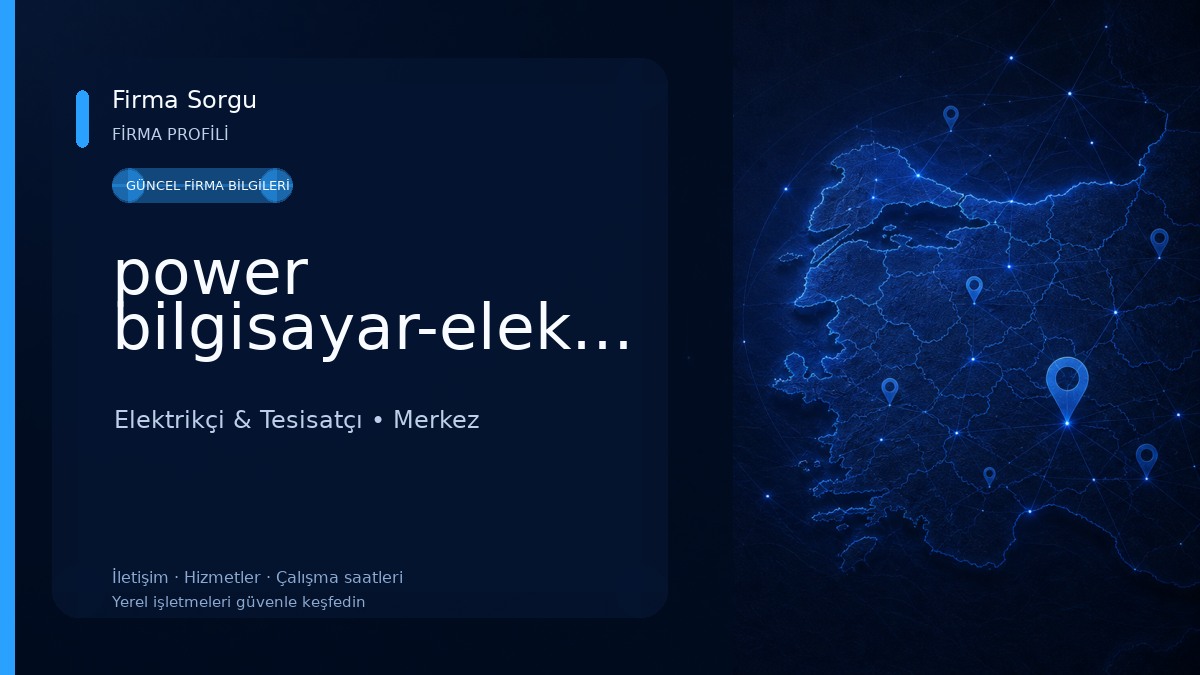 power bilgisayar-elektronik