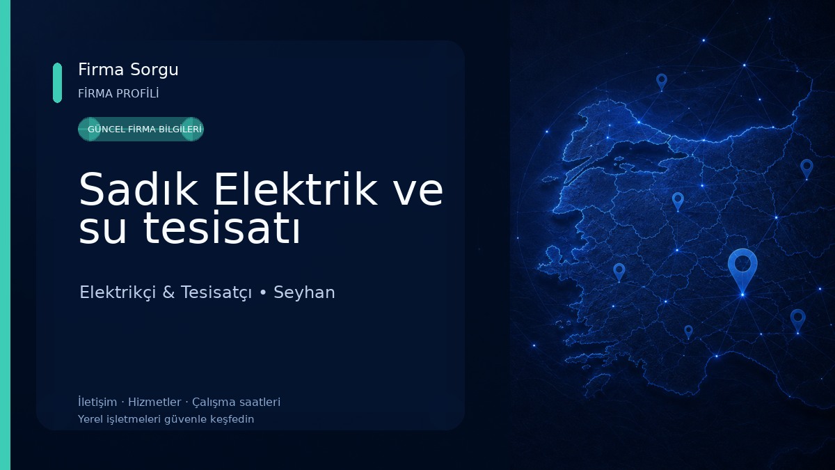 Sadık Elektrik ve su tesisatı