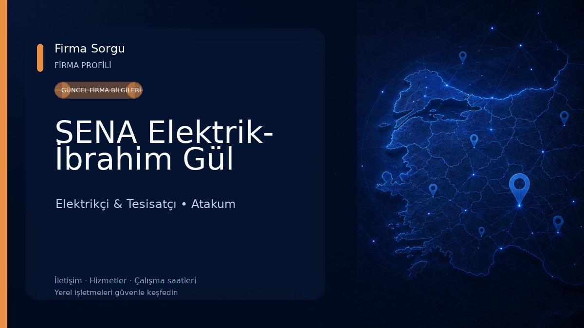 SENA Elektrik- İbrahim Gül