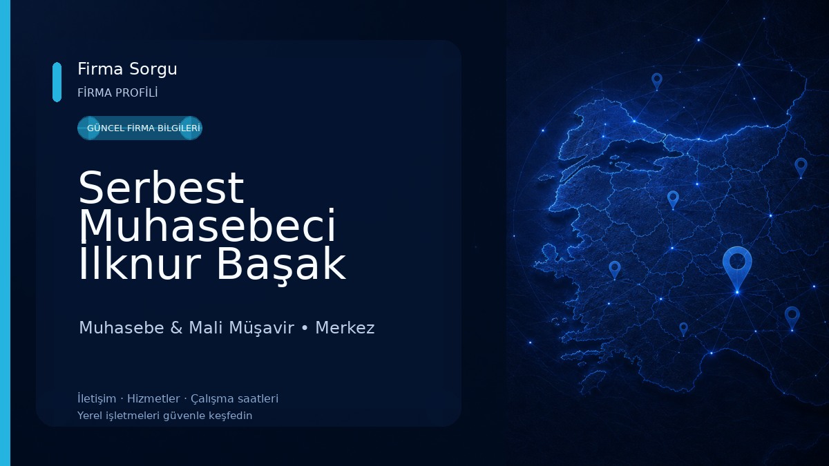 Serbest Muhasebeci İlknur Başak Dalağacı
