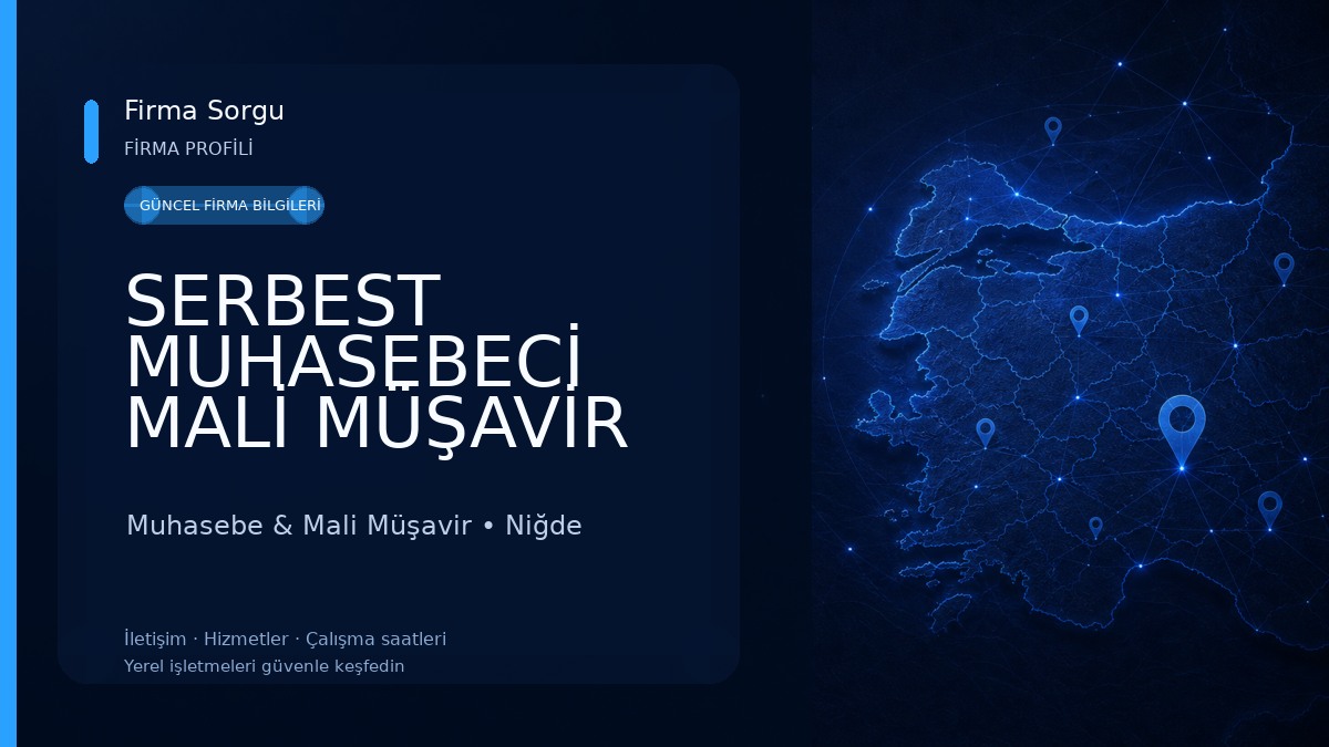 SERBEST MUHASEBECİ MALİ MÜŞAVİR ÖNCEL KAYA