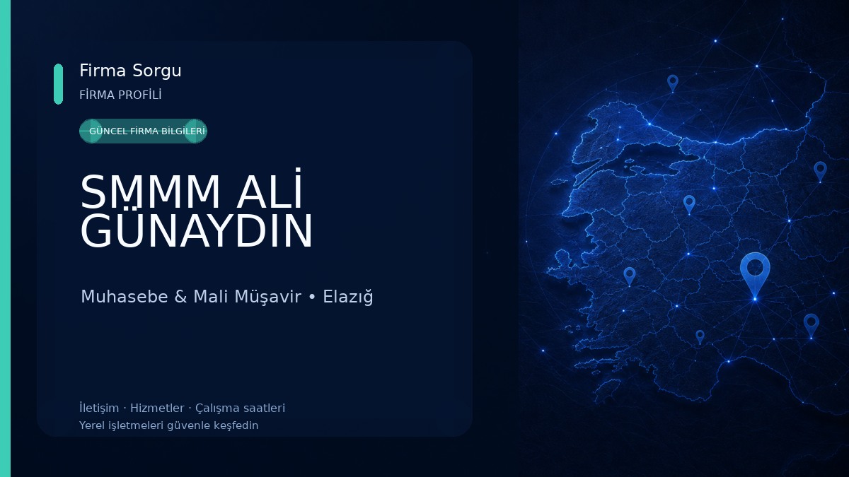SMMM ALİ GÜNAYDIN