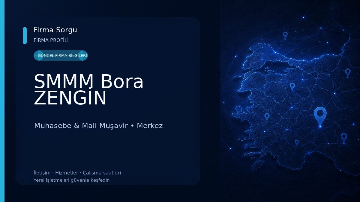SMMM Bora ZENGİN