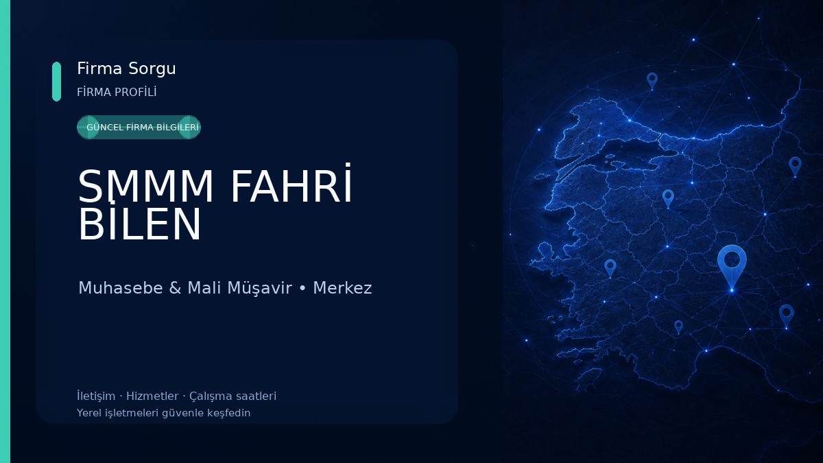 SMMM FAHRİ BİLEN
