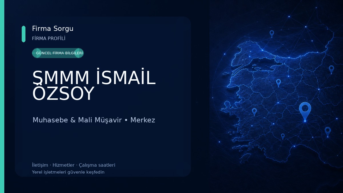 SMMM İSMAİL ÖZSOY