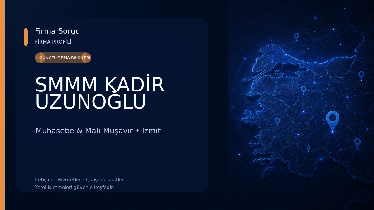 SMMM KADİR UZUNOĞLU