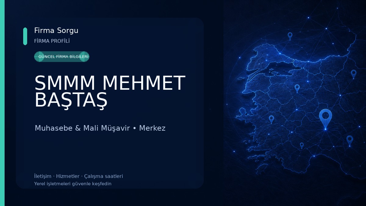 SMMM MEHMET BAŞTAŞ