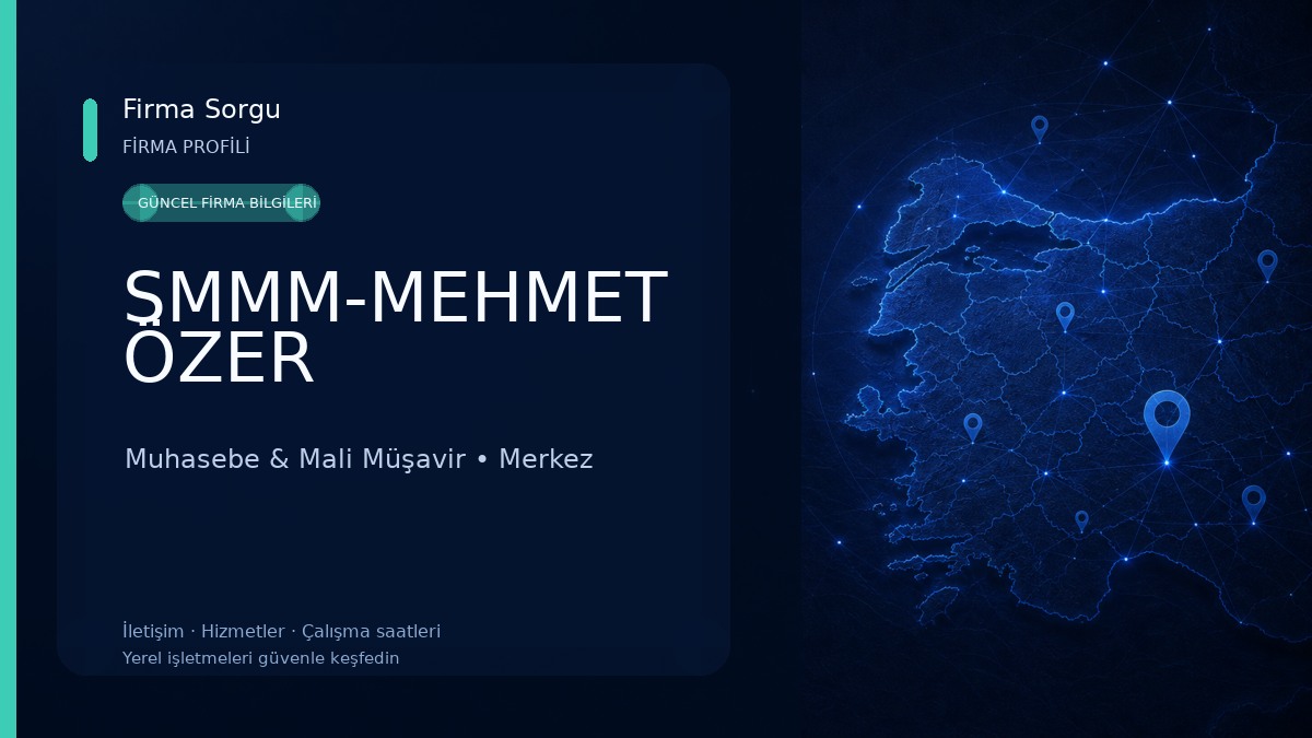SMMM-MEHMET ÖZER