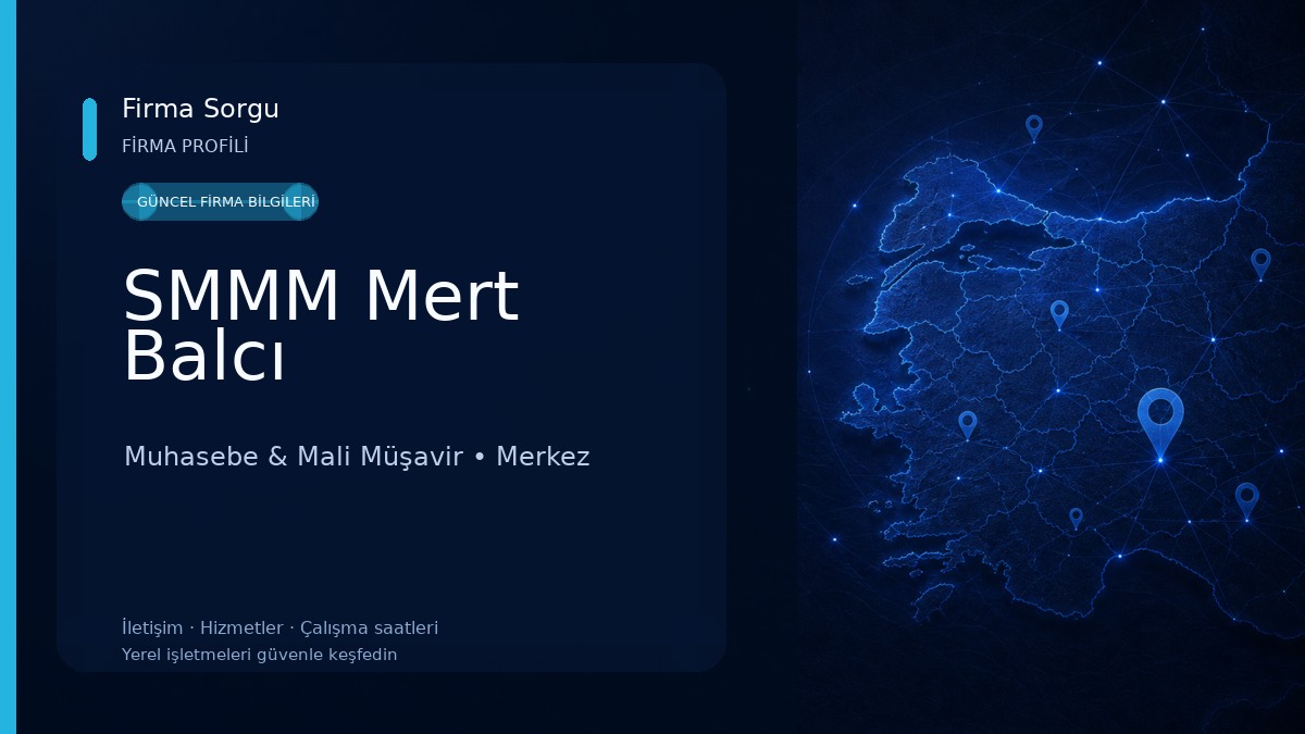 SMMM Mert Balcı