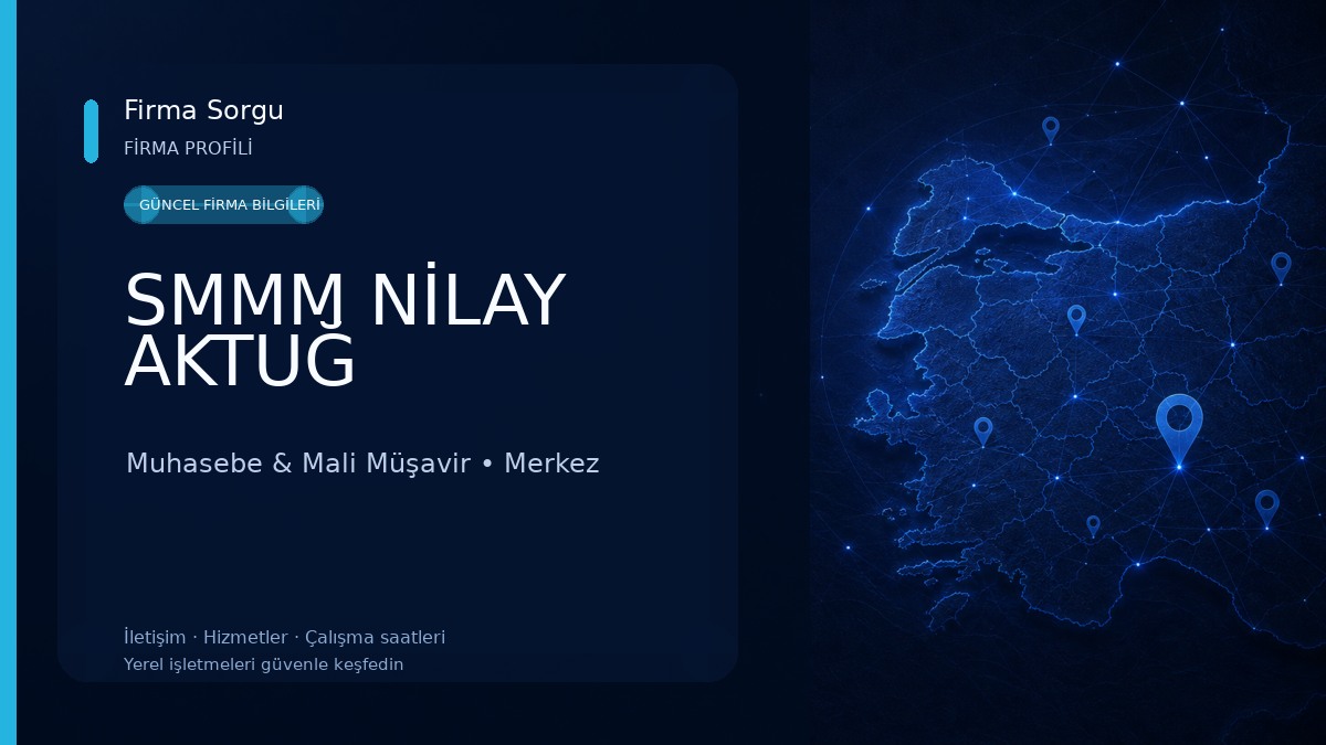 SMMM NİLAY AKTUĞ